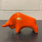 Otto Keramik Ceramic Bull West German Pottery Fat Lava