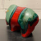 Exclusive Otto Keramik Ceramic Rhino West German Pottery Fat Lava
