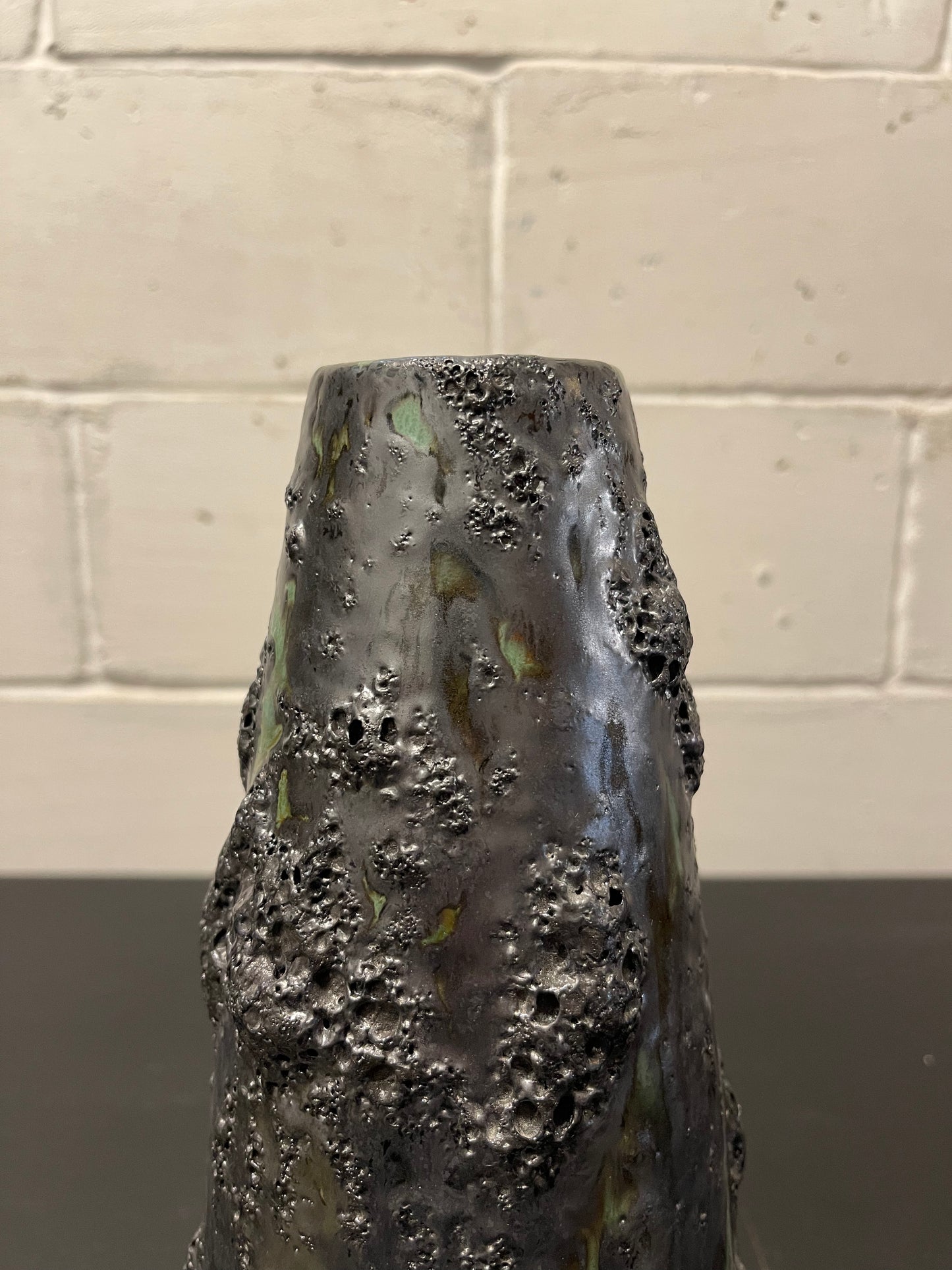 Otto Keramik Ceramic Fat Lava Vase West German Pottery