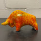 Otto Keramik Ceramic Bull West German Pottery Fat Lava