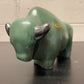 Otto Keramik Ceramic Bull West German Pottery Fat Lava