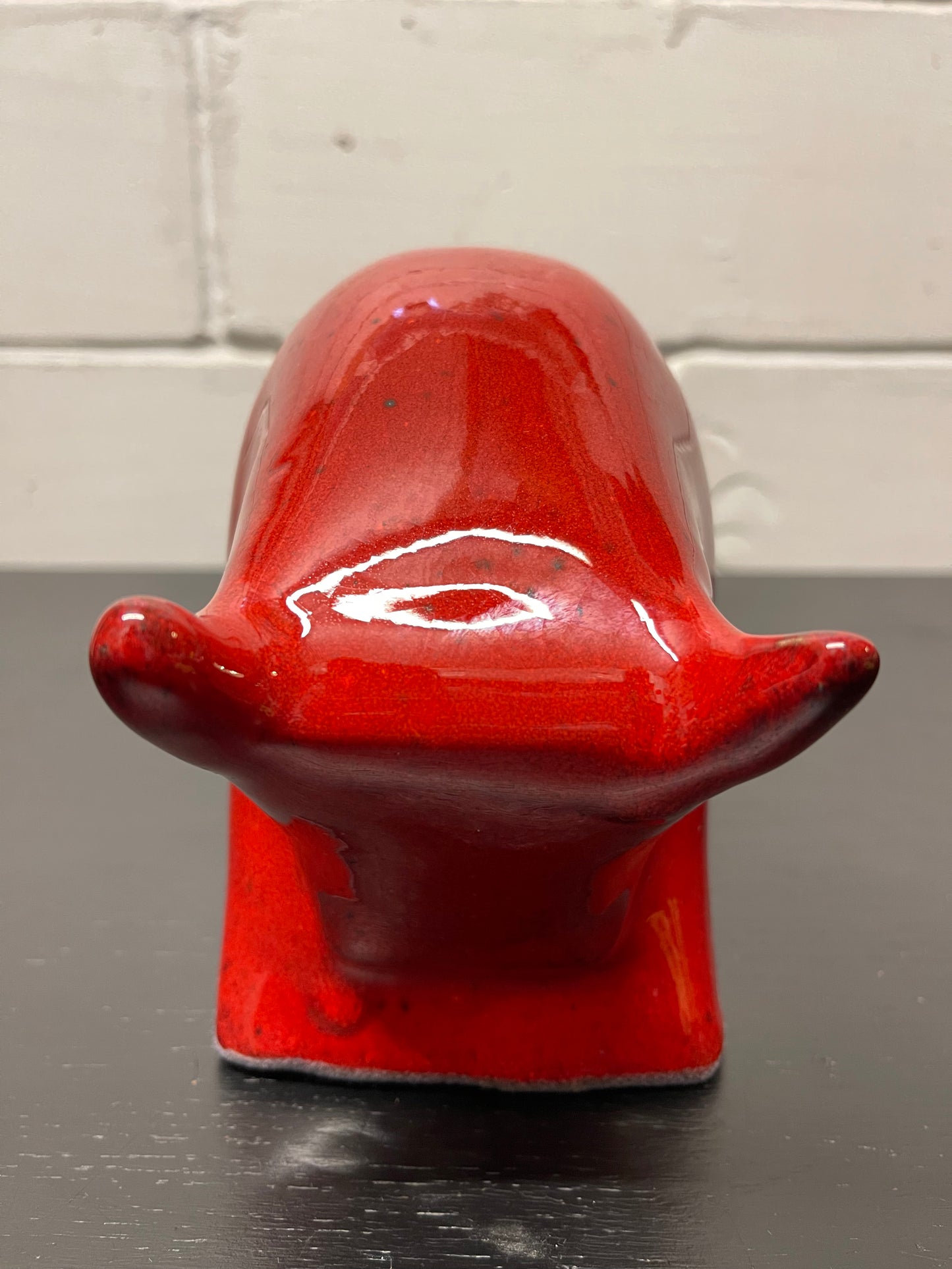 Otto Keramik Ceramic Bull West German Pottery Fat Lava