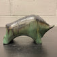 Otto Keramik Ceramic Bull West German Pottery Fat Lava