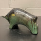 Otto Keramik Ceramic Bull West German Pottery Fat Lava