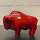 Otto Keramik Ceramic Bull West German Pottery Fat Lava