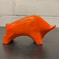 Otto Keramik Ceramic Bull West German Pottery Fat Lava