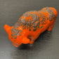 Otto Keramik Ceramic Bull West German Pottery Fat Lava