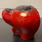 Otto Keramik Ceramic Elephant West German Pottery Fat Lava