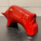 Otto Keramik Ceramic Bull West German Pottery Fat Lava