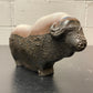 Otto Keramik Ceramic Buffalo West German Pottery Fat Lava