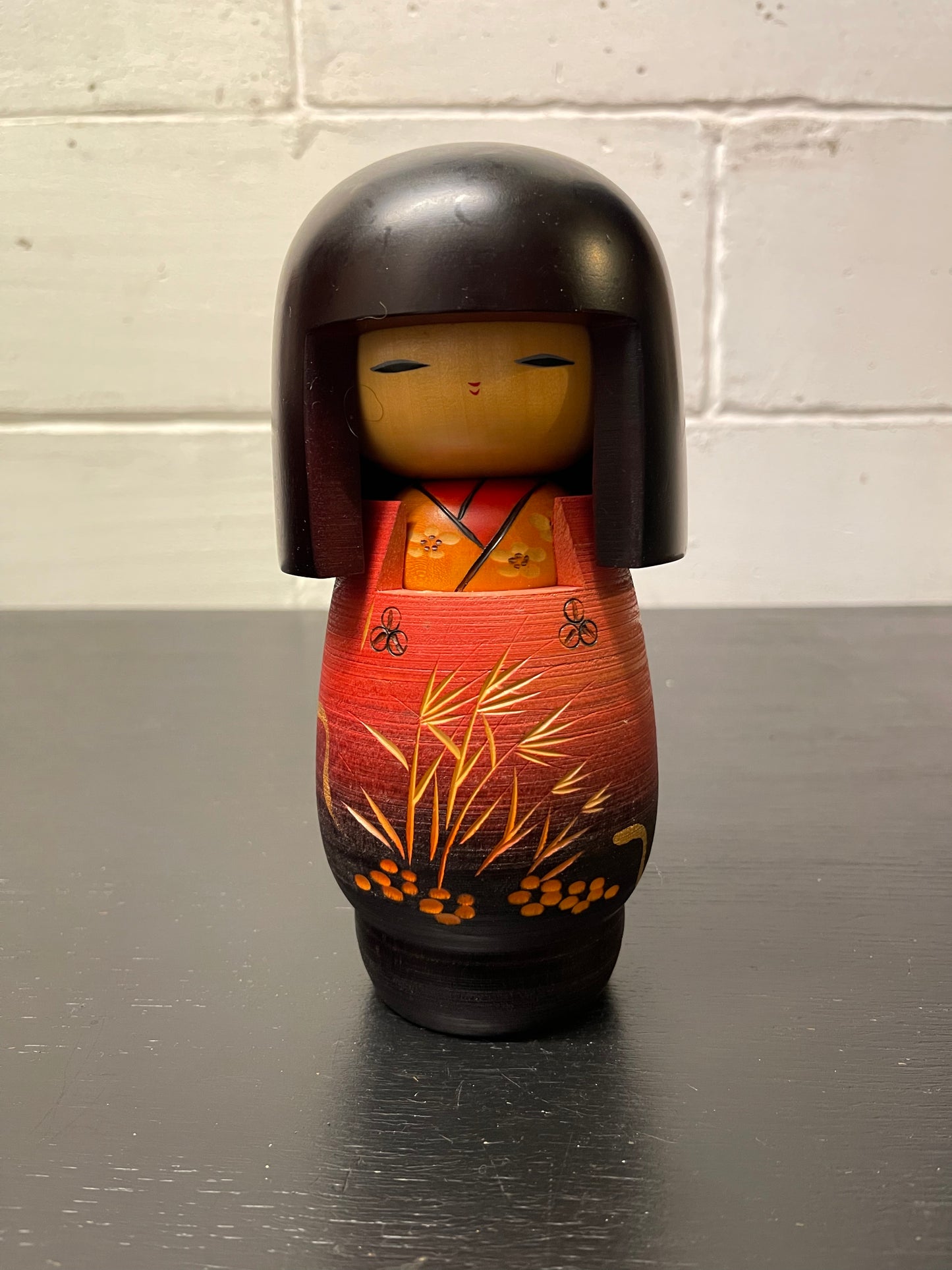 Vintage Gumma Japanese Kokeshi Doll By Masae Fujikawa