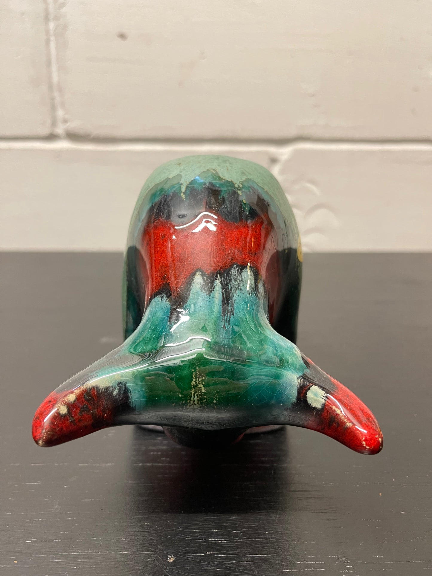 Otto Keramik Ceramic Bull West German Pottery Fat Lava