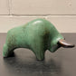 Otto Keramik Ceramic Bull West German Pottery Fat Lava