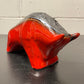 Otto Keramik Ceramic Bull West German Pottery Fat Lava