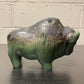 Otto Keramik Ceramic Bull West German Pottery Fat Lava