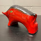 Otto Keramik Ceramic Bull West German Pottery Fat Lava