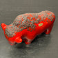 Otto Keramik Ceramic Bull West German Pottery Fat Lava
