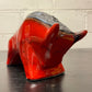 Otto Keramik Ceramic Bull West German Pottery Fat Lava
