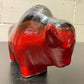 Otto Keramik Ceramic Bull West German Pottery Fat Lava