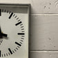 Czech Industrial 1960s Square Factory Clocks By Pragotron