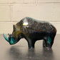 Exclusive Otto Keramik Ceramic Rhino West German Pottery Fat Lava