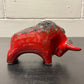 Otto Keramik Ceramic Bull West German Pottery Fat Lava