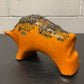 Otto Keramik Ceramic Bull West German Pottery Fat Lava