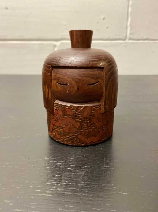 Exclusive Rare Japanese Creative Kokeshi Doll By Sanpei Yamanaka