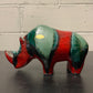 Exclusive Otto Keramik Ceramic Rhino West German Pottery Fat Lava