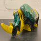 Exclusive Otto Keramik Ceramic Rhino West German Pottery Fat Lava