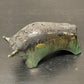 Otto Keramik Ceramic Bull West German Pottery Fat Lava