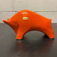Otto Keramik Ceramic Bull West German Pottery Fat Lava