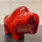 Otto Keramik Ceramic Bull West German Pottery Fat Lava