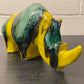 Exclusive Otto Keramik Ceramic Rhino West German Pottery Fat Lava