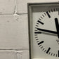Czech Industrial 1960s Square Factory Clocks By Pragotron