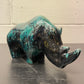 Exclusive Otto Keramik Ceramic Rhino West German Pottery Fat Lava