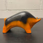 Otto Keramik Ceramic Bull West German Pottery Fat Lava