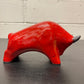 Otto Keramik Ceramic Bull West German Pottery Fat Lava