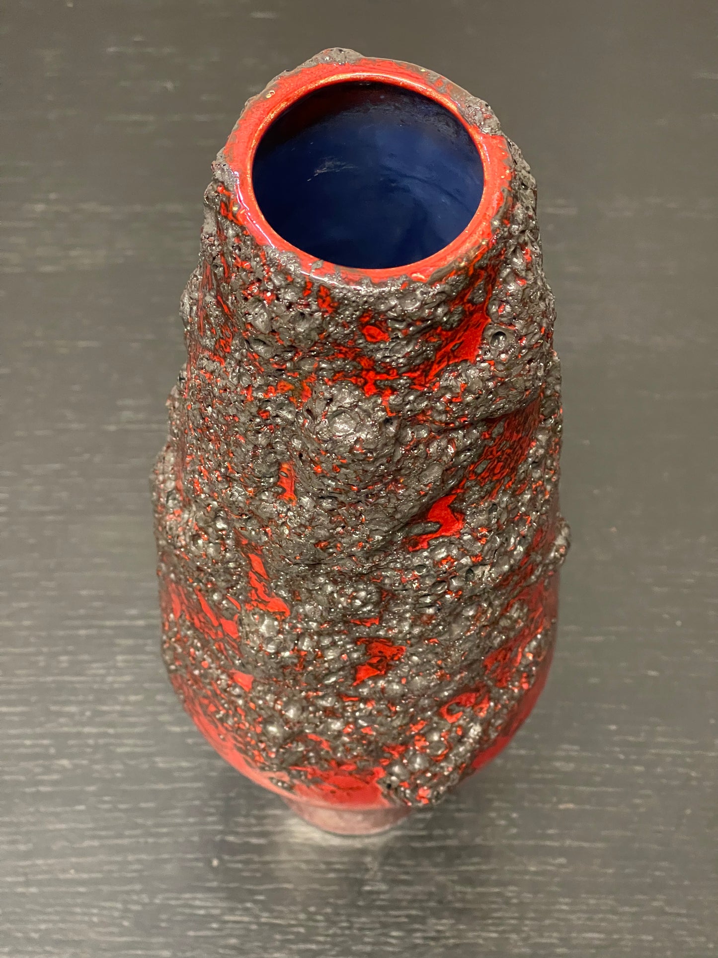 Otto Keramik Ceramic Fat Lava Vase West German Pottery