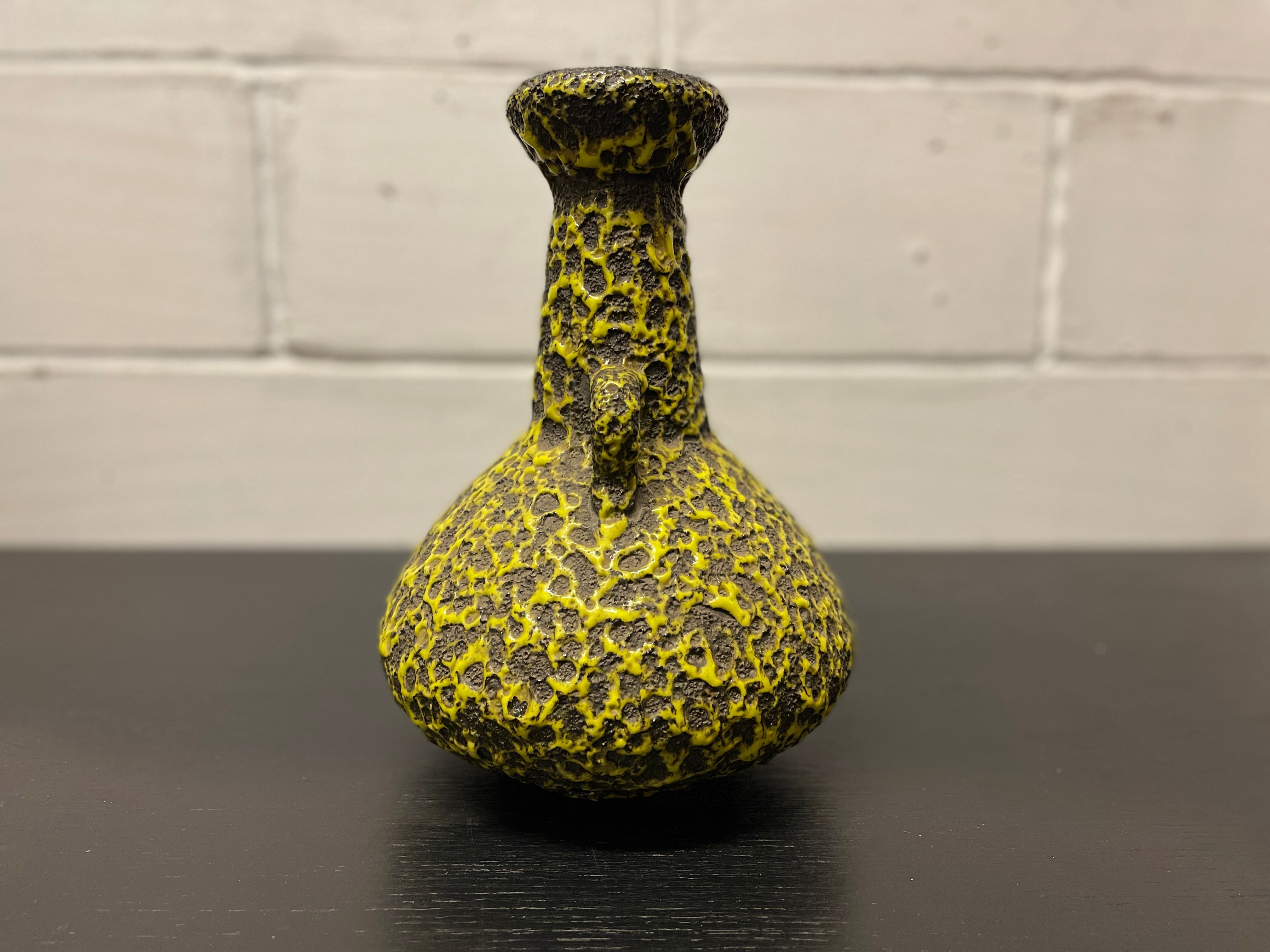 1960s West German Pottery Fat Lava Vase By Japecco 62/30 – www 