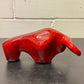 Otto Keramik Ceramic Bull West German Pottery Fat Lava