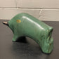 Otto Keramik Ceramic Bull West German Pottery Fat Lava