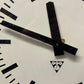 Czech Industrial 1960s Square Factory Clocks By Pragotron