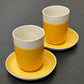 Hand Made Turkish Coffee / Espresso Cups By Renowned Design Ceramicist Saliha Kartal