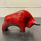 Otto Keramik Ceramic Bull West German Pottery Fat Lava