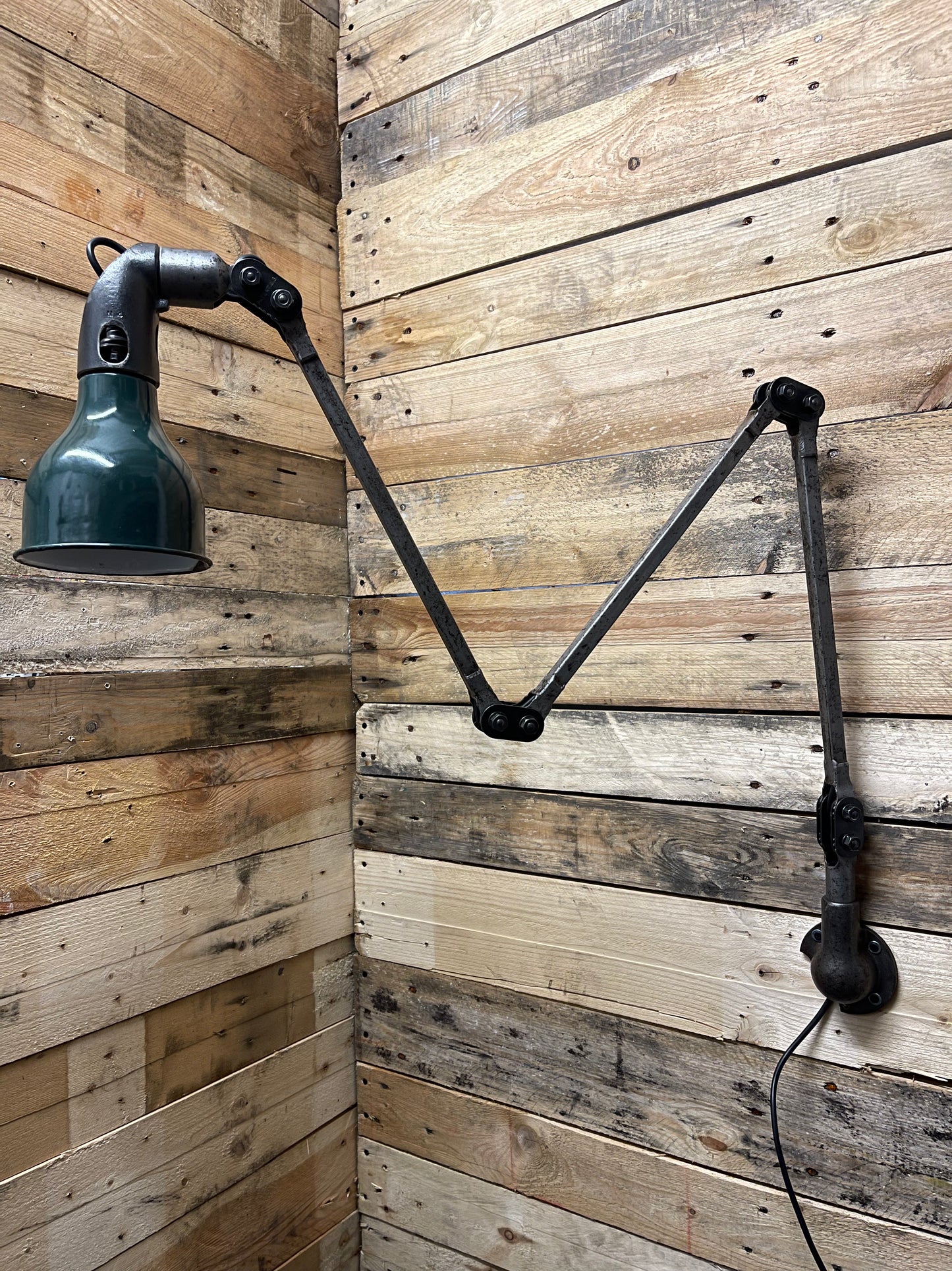 1930s Industrial Wall Lamp By Mek Elek London