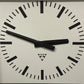 Czech Industrial 1960s Square Factory Clocks By Pragotron