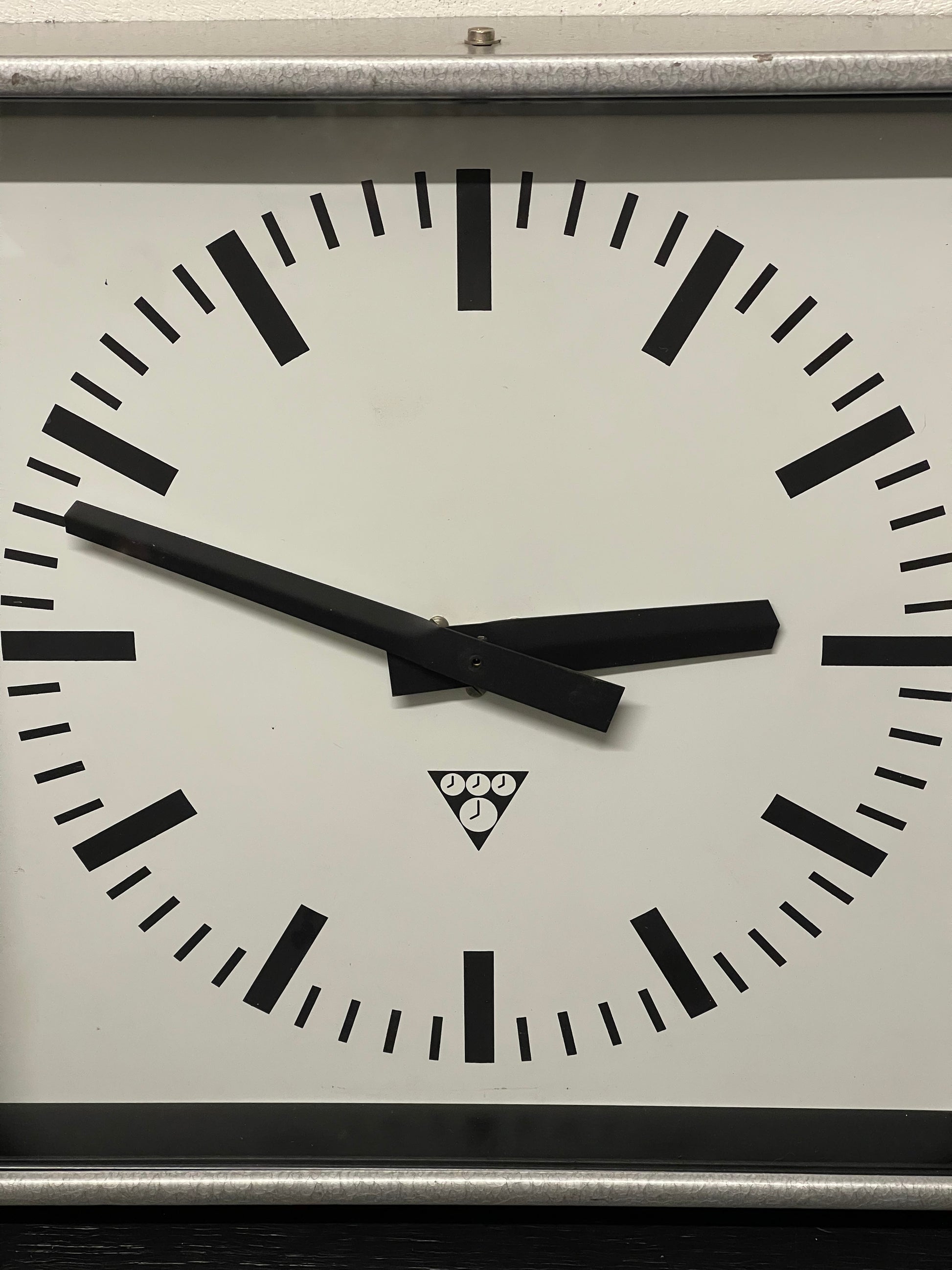 Square Factory Czech Industrial 1960s Square Factory Clocks By Pragotron – www ...