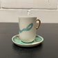 Hand Made Turkish Coffee / Espresso Cups By Renowned Design Ceramicist Saliha Kartal
