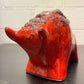 Otto Keramik Ceramic Bull West German Pottery Fat Lava